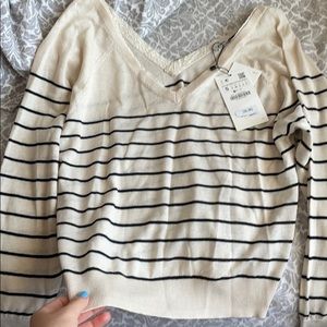 Zara soft striped sweater